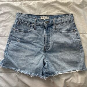 Madewell High Rise Denim Shorts